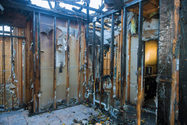 Professional Soot Cleanup technician working in Columbus AFB, MS